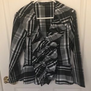 Boston Proper Ruffled Blouse